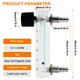 thumbnail image 5 of Medidor de Flujo de Aire JIAWANSHUN 0.1-1.5 LPM con Conector de Cobre, 5 of 7
