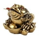 thumbnail image 3 of Resina Feng Shui Dinero Rana Riqueza Estatua Regalos De La Suerte Para Decoración De Mesa Bronce, 3 of 3
