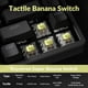 thumbnail image 5 of Teclado mecánico Keychron K2 75% QMK inalámbrico Super Banana, 5 of 7