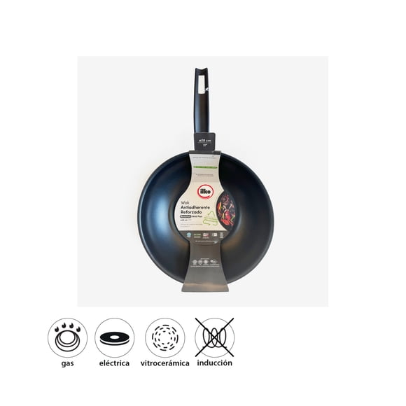Wok 28 Cm Every Day Aluminio Reciclado Gris 1 Piezas