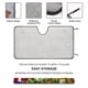 thumbnail image 2 of Yoshi Parasol para Parabrisas Delantero Protector Plegable, Visera Solar para Auto Bloquea Rayos UV Mantiene tu Vehículo Fresco140cm*76cm, 2 of 6