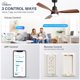 thumbnail image 2 of Ventilador de Techo Sofucor Smart con Luz 4500 CFM, 2 of 3