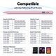 thumbnail image 2 of Lápiz óptico A-Pce para iPad 2018‑2026 LED Rosa, 2 of 7