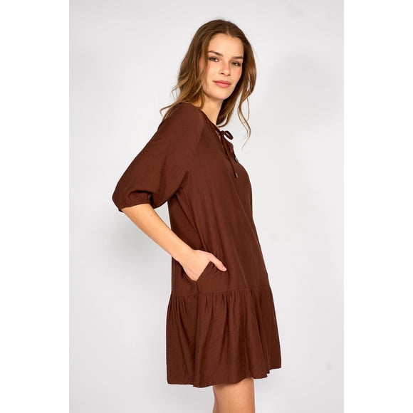 Vestido Corto Mara Chocolate cafe S