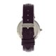 thumbnail image 2 of Reloj Bertha Emily - Brazalete de piel de madreperla, color plateado y morado, 2 of 3