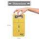 thumbnail image 2 of Sobre UBICON de Vinilo Amarillo Reutilizable - Pack de 10, 2 of 6