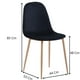 thumbnail image 2 of Silla Scoop Negra para Interior, 2 of 2