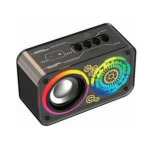 Parlante Bluetooth Lenyes S841 Potente Sonido Diseño Moderno Y Luces Rgb Espectaculares