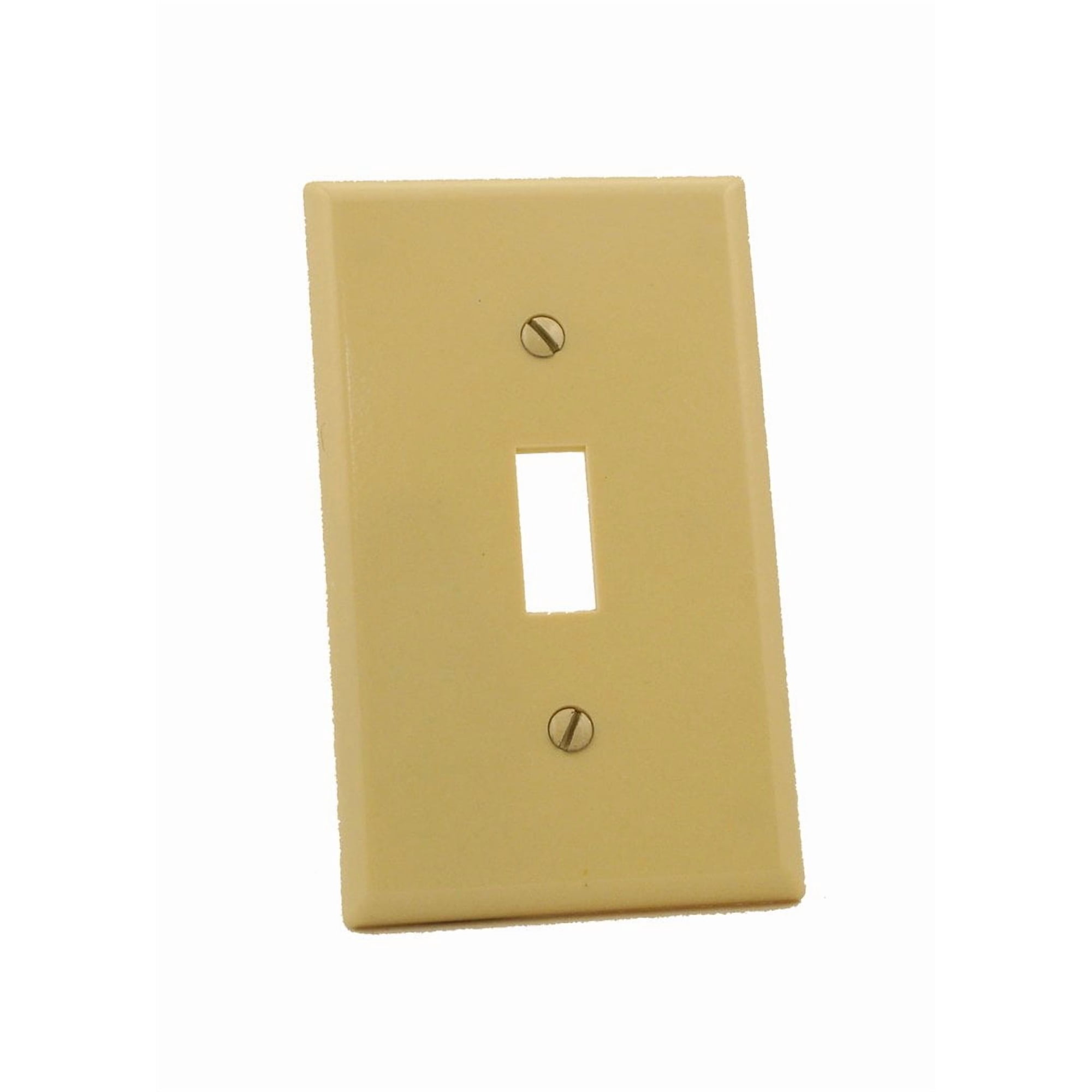 Placa De Interruptor Leviton Termoestable 1 Módulo Marfil 86001