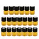 thumbnail image 1 of lotes de botellas vacías de vidrio vacías de 20 piezas vacías con tapón de rosca negro marrón 1 ml, 1 of 5