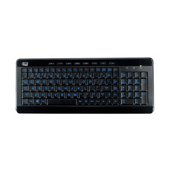 Teclado Adesso AKB-120EB SlimTouch con retroiluminación de 3 colores