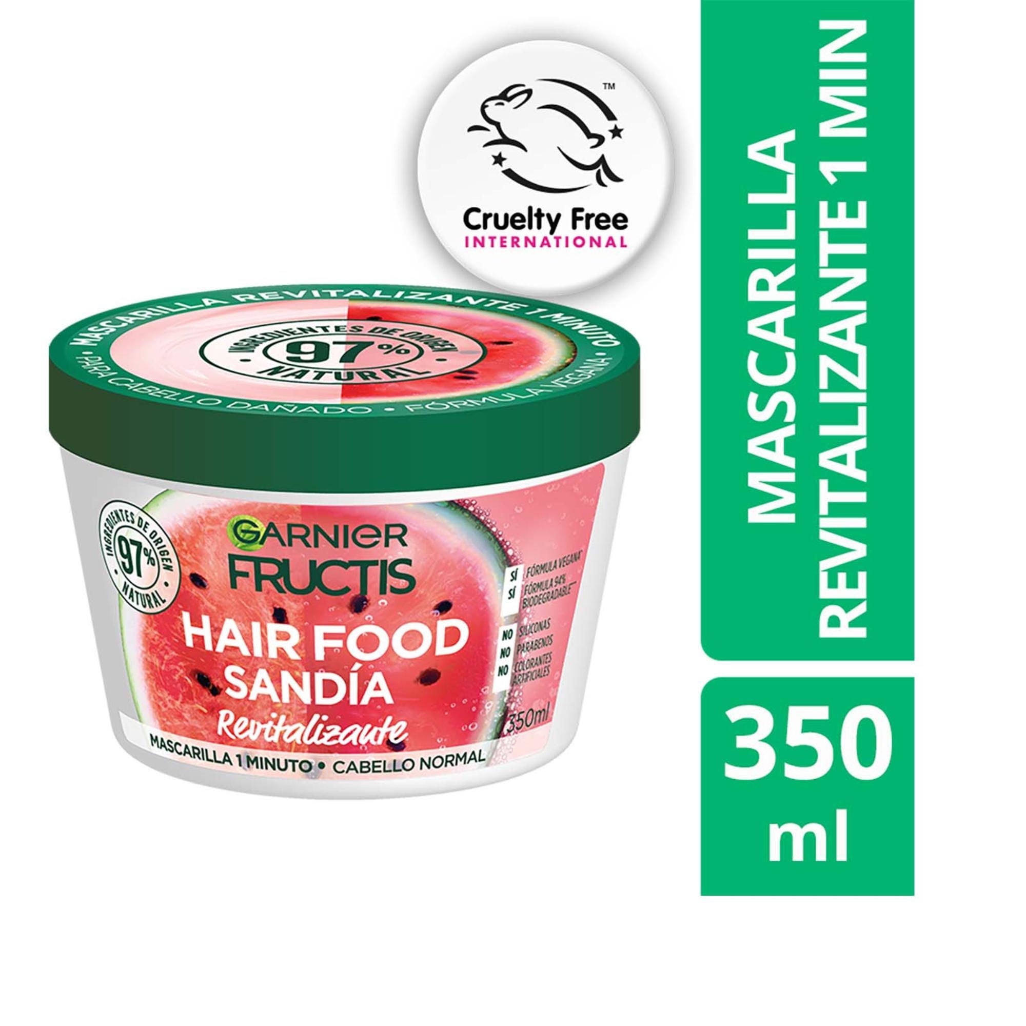 Mascarilla Fructis Hair Food Sandía 350 ml Garnier