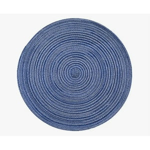 Atlas - Set De 10 Individuales Redondos Azul