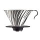 thumbnail image 1 of Gotero de café Hario V60 con forma de cono metálico para 1 a 6 tazas, 1 of 6