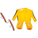 thumbnail image 1 of Traje Kung Fu Build a Bear para Minions amarillo, 1 of 2