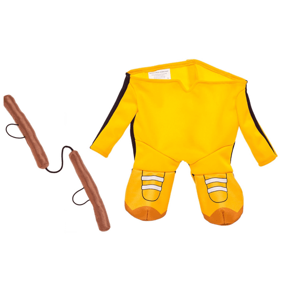 Traje Kung Fu Build a Bear para Minions amarillo