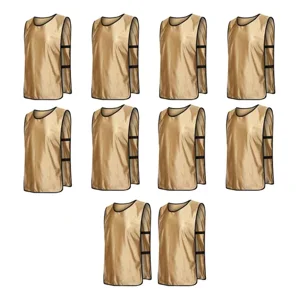 Linea Sport - Pack X10 Chalecos Deportivo Petos Multiuso Para Niños Futbol