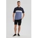 thumbnail image 4 of Polera Hombre Franjas Azul Marino, 4 of 4