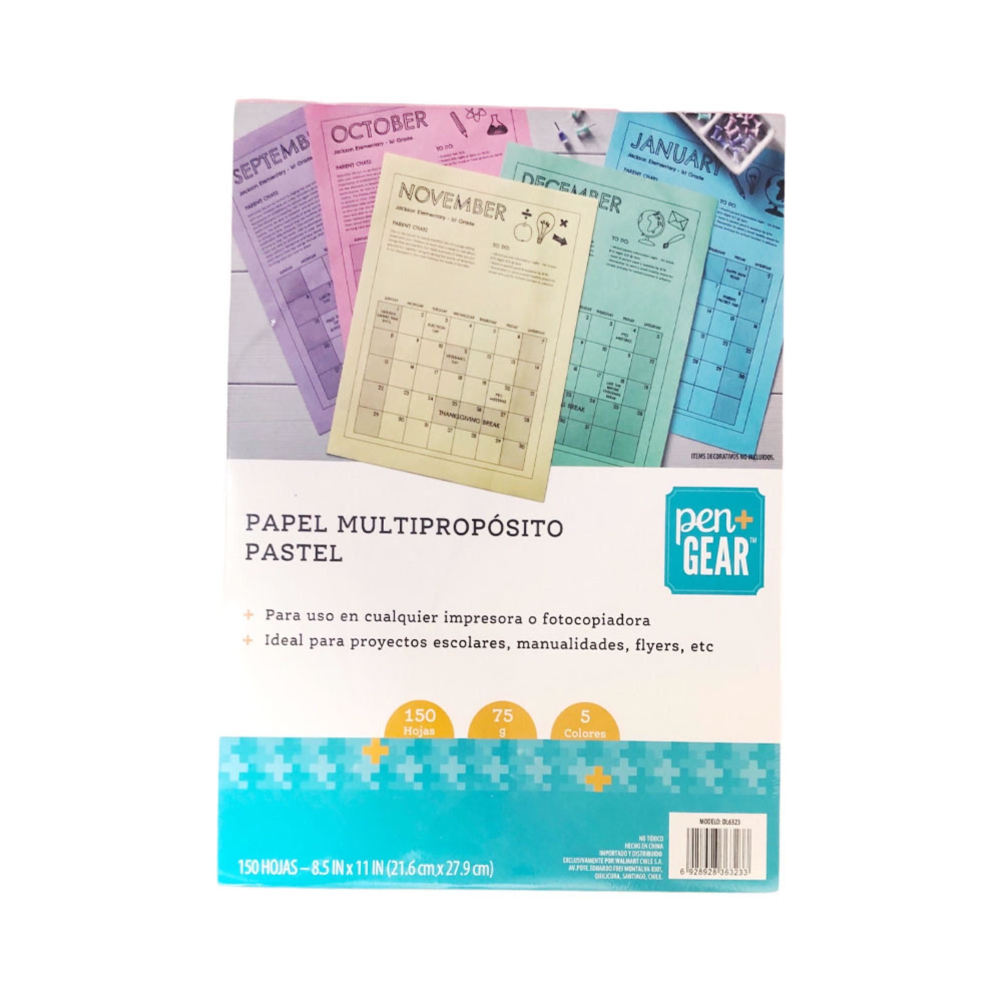 Papel Pastel Multiproposito Pen&Gear