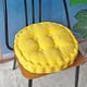 thumbnail image 1 of Xiao Hua Cojín circular Amarillo para Silla de Comedor -1 Pieza, Diámetro 14.96 Pulgadas, Altura 3.54 Pulgadas, Cojín tatami Suave, Adecuado para Cojín de Silla de Comedor de Cocina, Terraza y, 1 of 4