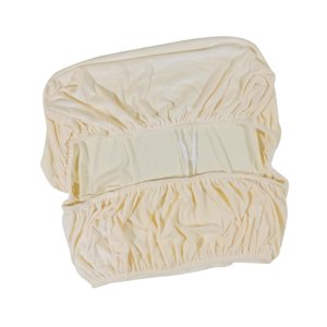 Magideal - Funda Rectangular De Alta Elasticidad Para Reposapiés, Funda Protectora Para Muebles, Fundas Protectoras De Fibra De Poliéster Gruesa Para , Beige