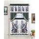 thumbnail image 3 of Pack De Cortina 3 Piezas Para Cocina Con Diseño Color Blanco Con Verde, 3 of 4