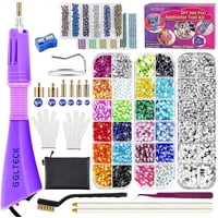 Gglteck - Kit Hotfix Applicator Glteck Bedazzler Con 5784 Diamantes De Imitación