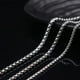 thumbnail image 4 of 1pc Elegant Stainless Steel Square Pearl Necklace - Fashionable Jewelry Accessory for Women - 20-31 Inches, 4 of 4
