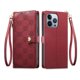 thumbnail image 1 of Funda Billetera con Cierre para [iphone 13 Pro] con Tarjetero, Soporte y Correa de ManoRojo, 1 of 5