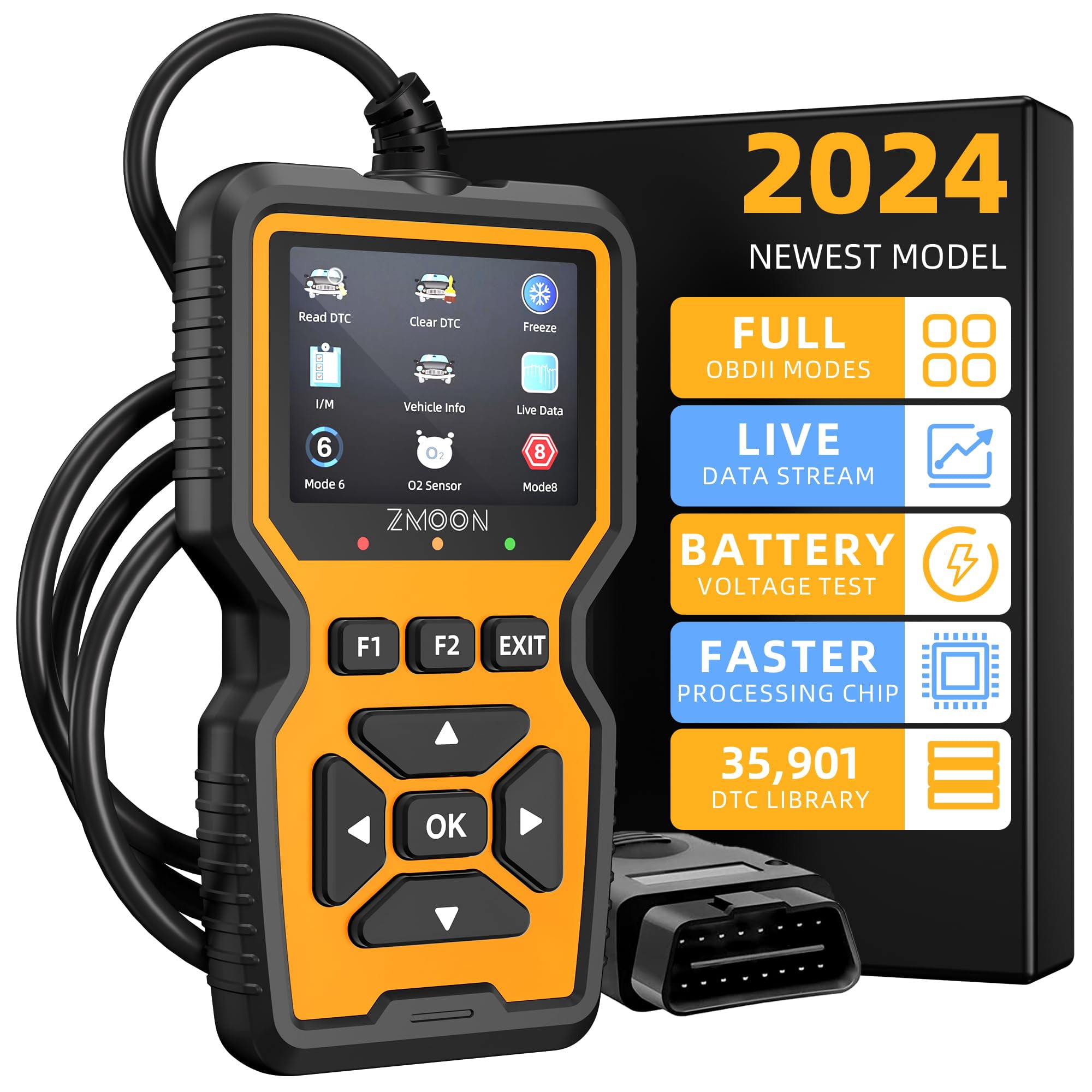 Herramienta De Diagnóstico Del Escáner Obd2 Zmoon Zm201 Para Todos Los Vehículos