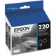 thumbnail image 1 of Cartucho de tinta Epson 220 DuraBrite Ultra Black T220120-D2, 1 of 4