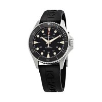 Reloj Hamilton Khaki Navy Scuba Rubber Strap Black Dial Automatic Diver'S H82515330 300M Men'S Watch