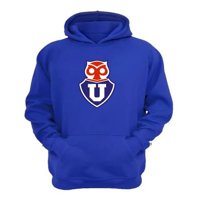 Genérico - Polerón Canguro U De Chile Azul Talla S Unisex