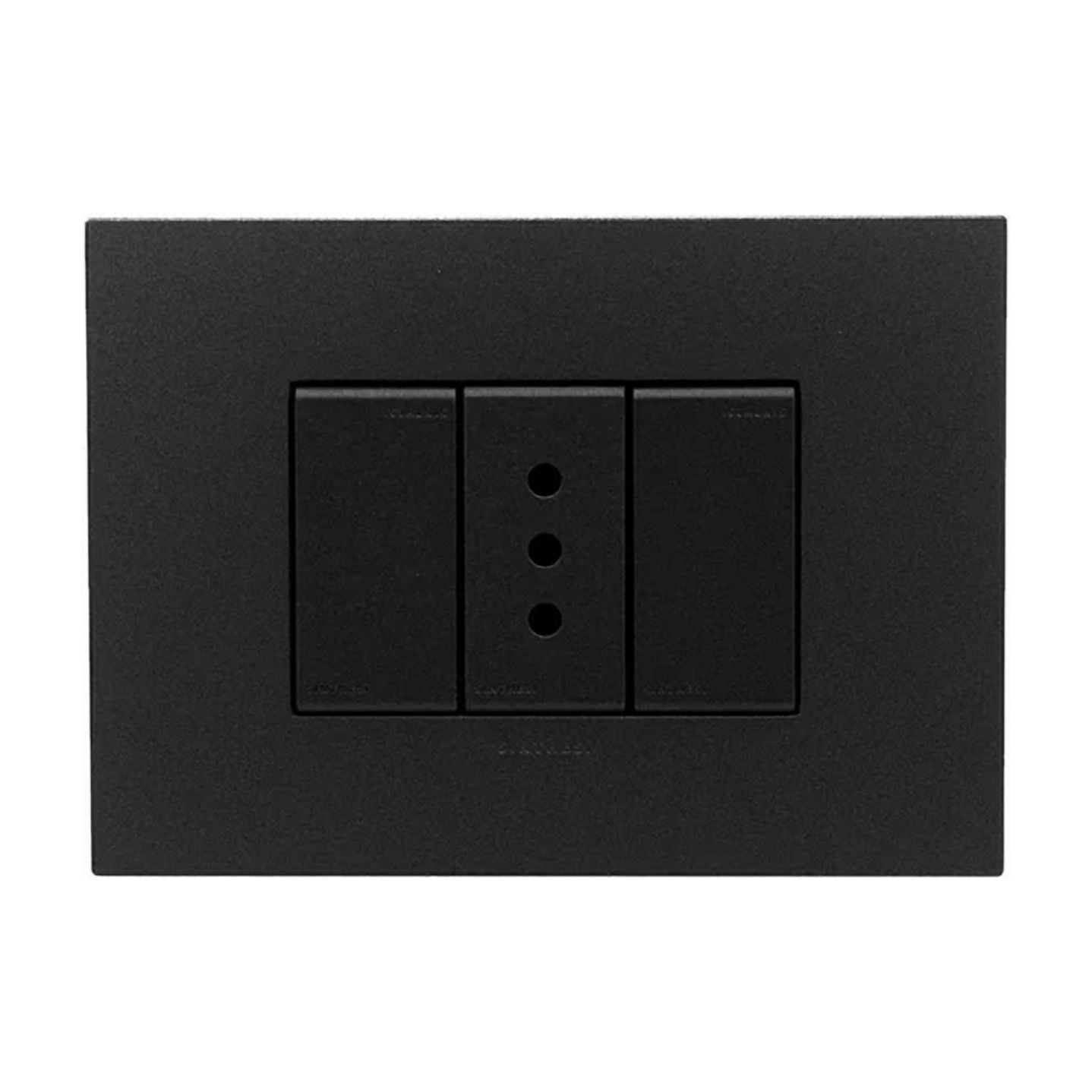 Enchufe Simple 10a S44 Carbón Sinthesi