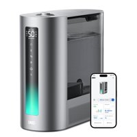 Humidificador Dreo Warm & Cool Mist De 6 Litros, 60 Horas De Funcionamiento Para Dormitorio