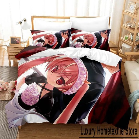 New Aria The Scarlet Ammo Bedding Set three-piece set Adult Kid Bedroom Duvet cover Sets Kawaii Bed Sheets