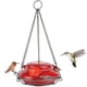 thumbnail image 1 of Comedero para colibríes Nature's Way MHF4, 473 ml, vidrio rojo, 1 of 8