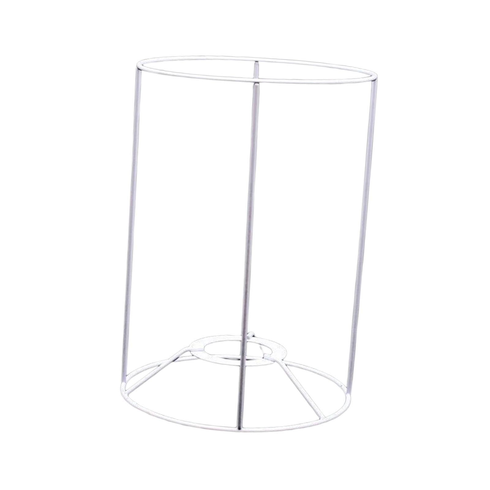 Ioensy - Anillo De Marco De Pantalla De Lámpara Soporte De Luz Ligero Para Dormitorio De Boda Café 14 Cm X 12 Cm Redondo