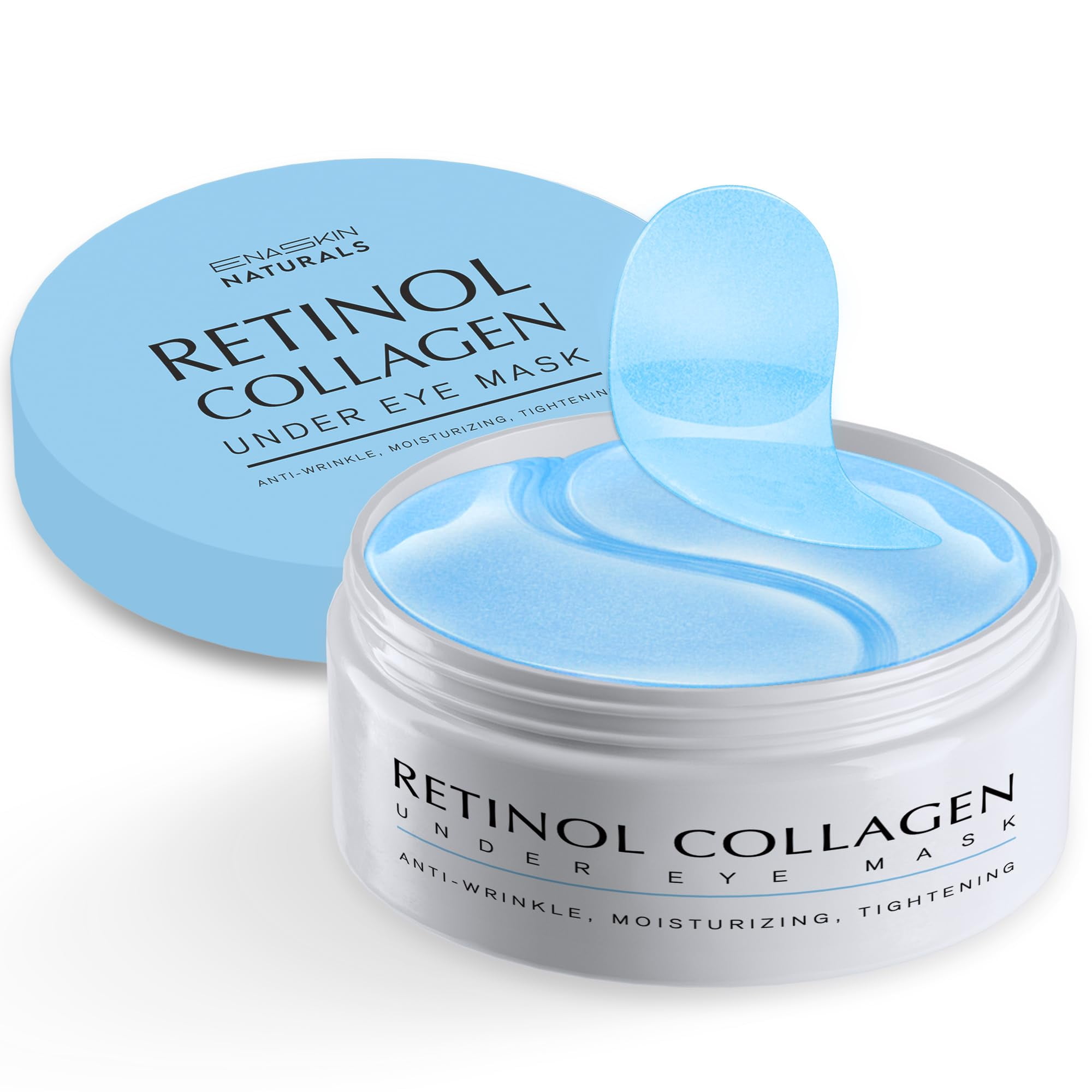 Parches Para Ojos Enaskin Naturals Con Retinol Y Colágeno, 30 Pares