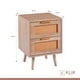 thumbnail image 4 of Pack de 2 Veladores Eames Mesh Doble - Madera Oscura Walnut, 4 of 4