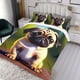 thumbnail image 3 of Juego de Funda de Edredón Temático Pug Desmarcar 3 Piezas 135x200cm, 3 of 6