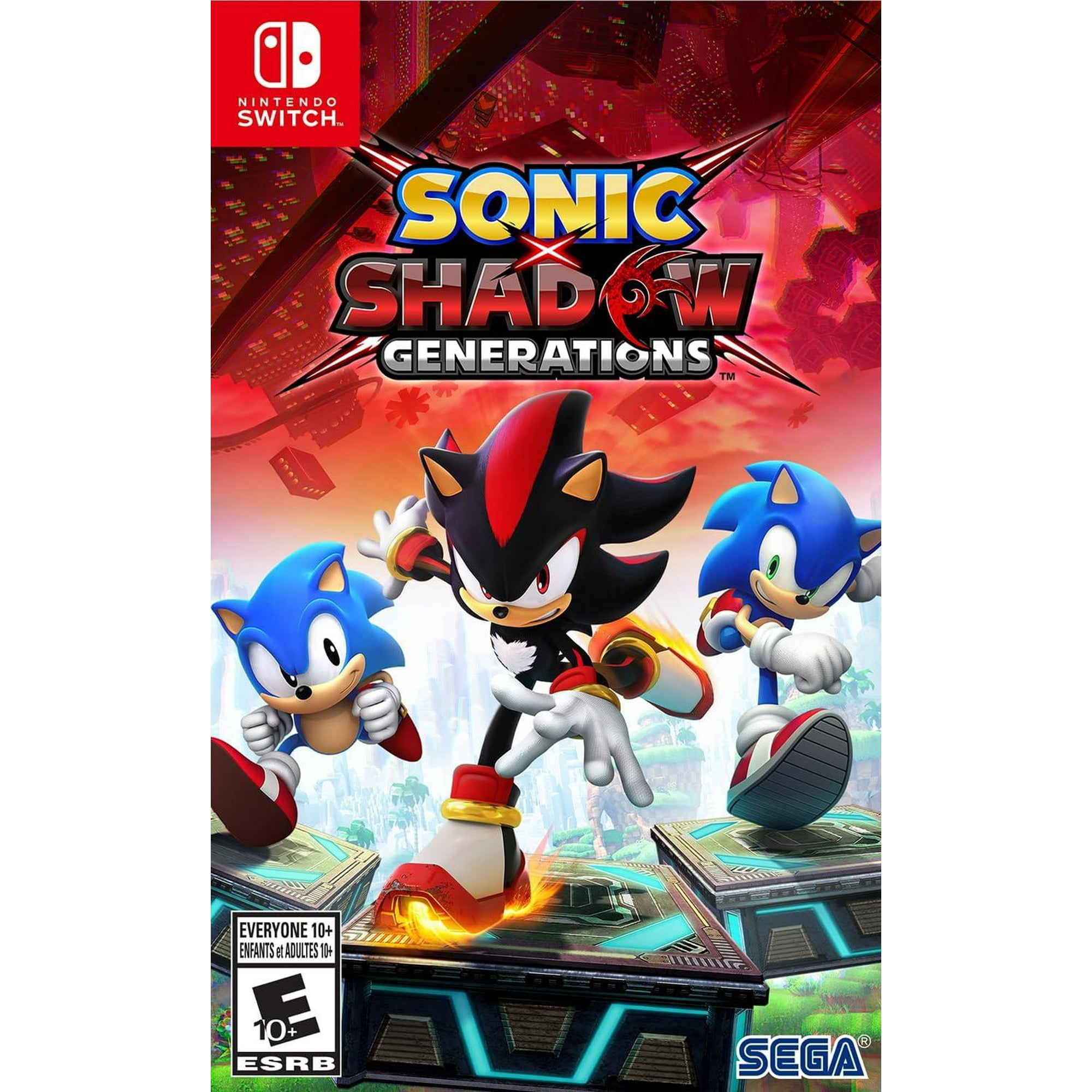 Sonic X Shadow Generations Nintendo Switch Físico Rojo