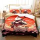 thumbnail image 1 of Anime Samurai Rabbit Bedding Set Boys Girls Duvet Cover Pillowcase Bed Kids Adult Fashion Home Textileextile, 1 of 5