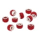 thumbnail image 3 of 10pcs European Spacer Beads Rhinestone Pulsera Joyas Resultados Rojo, 3 of 5