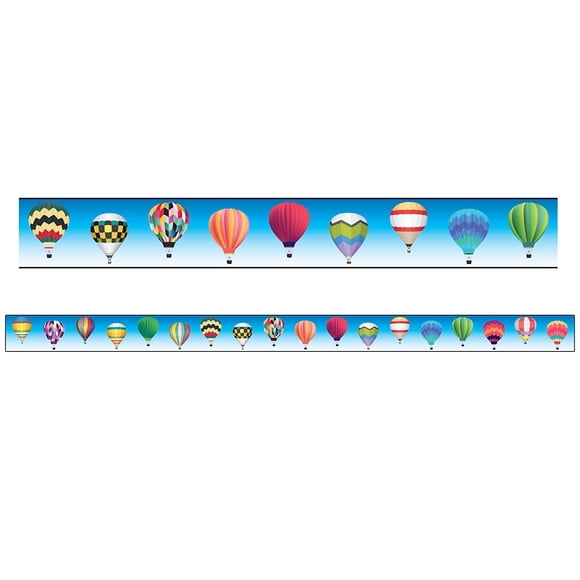 Globo aerostático Charles Leonard con borde magnético, 24 x 3,8 cm, 12 unidades
