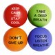 thumbnail image 1 of Bolas antiestrés de espuma motivacionales - Pack de 4, 1 of 6