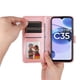thumbnail image 2 of Funda tipo cartera FOXDOCK para Realme C35 4G , diseño girasol en relieve, cuero PU, cierre magnético, soporte y tarjetero, 2 of 5