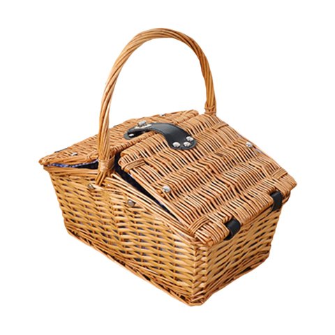 Bothyi - Cesta De Picnic Cesta De Compras Resistente Y Multiusos Cesta Portátil Tejida A Mano