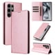 thumbnail image 5 of Funda Cartera para Samsung Galaxy S25 Ultra con Ranuras Tarjetas y Soporte - Protección Completa Oro rosa, 5 of 5