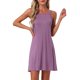 thumbnail image 1 of INSPIRE CHIC Vestido de Noche para Mujer Modal Suave con Tirantes Espagueti Cuello Redondo Ropa de Dormir S Morado Rosa, 1 of 6